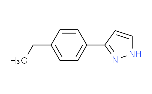 CAS No. 116999-33-8, 3-(4-Ethylphenyl)-1H-pyrazole