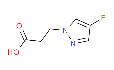 CAS No. 1174306-06-9, 3-(4-Fluoro-1H-pyrazol-1-yl)propanoic acid