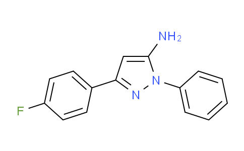 CAS No. 72411-53-1, 3-(4-Fluorophenyl)-1-phenyl-1H-pyrazol-5-amine
