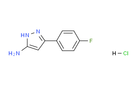 CAS No. 1025447-54-4, 3-(4-Fluorophenyl)-1H-pyrazol-5-amine hydrochloride
