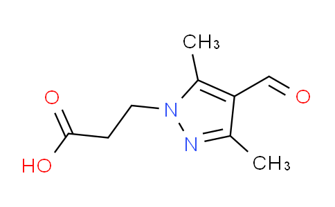 CAS No. 949020-61-5, 3-(4-Formyl-3,5-dimethyl-1H-pyrazol-1-yl)propanoic acid