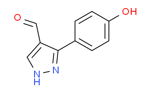 CAS No. 879996-57-3, 3-(4-Hydroxyphenyl)-1H-pyrazole-4-carbaldehyde