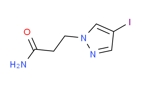 CAS No. 1217862-88-8, 3-(4-Iodo-1H-pyrazol-1-yl)propanamide