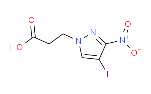 CAS No. 1354704-48-5, 3-(4-Iodo-3-nitro-1H-pyrazol-1-yl)propanoic acid