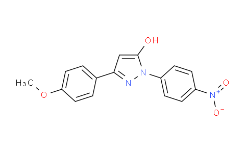 CAS No. 428839-06-9, 3-(4-Methoxyphenyl)-1-(4-nitrophenyl)-1H-pyrazol-5-ol