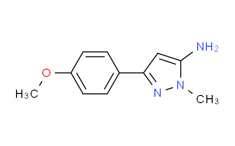 CAS No. 92469-35-7, 3-(4-Methoxyphenyl)-1-methyl-1H-pyrazol-5-amine