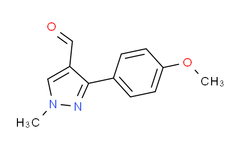 CAS No. 304477-42-7, 3-(4-Methoxyphenyl)-1-methyl-1H-pyrazole-4-carbaldehyde