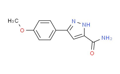 CAS No. 1397191-27-3, 3-(4-Methoxyphenyl)-1H-pyrazole-5-carboxamide