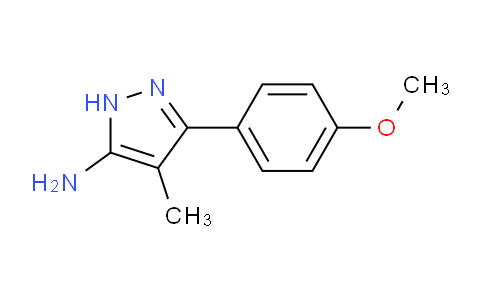 CAS No. 948883-41-8, 3-(4-Methoxyphenyl)-4-methyl-1H-pyrazol-5-amine