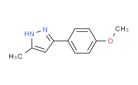 CAS No. 23263-96-9, 3-(4-Methoxyphenyl)-5-methyl-1H-pyrazole