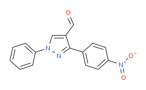 CAS No. 21487-49-0, 3-(4-Nitrophenyl)-1-phenyl-1H-pyrazole-4-carbaldehyde