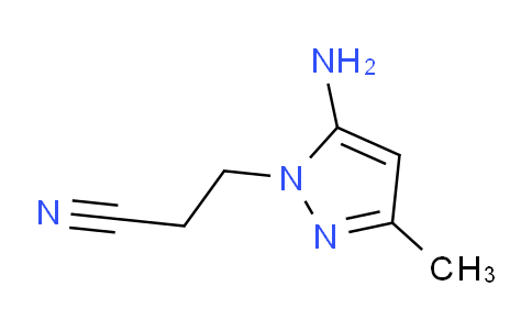 CAS No. 61255-82-1, 3-(5-Amino-3-methyl-1H-pyrazol-1-yl)propanenitrile