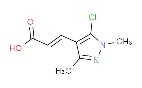 CAS No. 683274-68-2, 3-(5-Chloro-1,3-dimethyl-1H-pyrazol-4-yl)acrylic acid