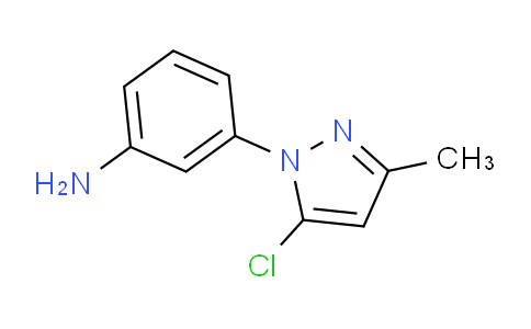 CAS No. 1707602-99-0, 3-(5-Chloro-3-methyl-1H-pyrazol-1-yl)aniline