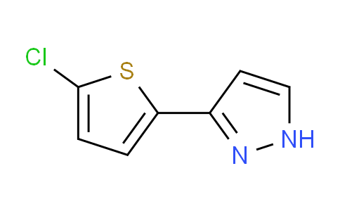 CAS No. 166196-61-8, 3-(5-Chlorothiophen-2-yl)-1H-pyrazole