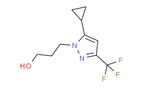 CAS No. 1006348-86-2, 3-(5-Cyclopropyl-3-(trifluoromethyl)-1H-pyrazol-1-yl)propan-1-ol