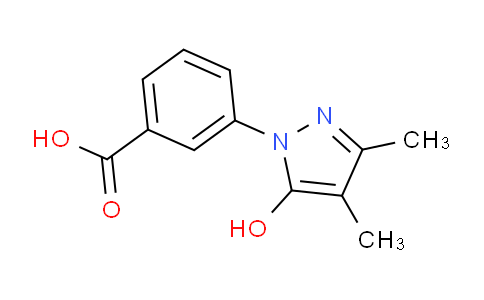 CAS No. 1015844-79-7, 3-(5-Hydroxy-3,4-dimethyl-1H-pyrazol-1-yl)benzoic acid