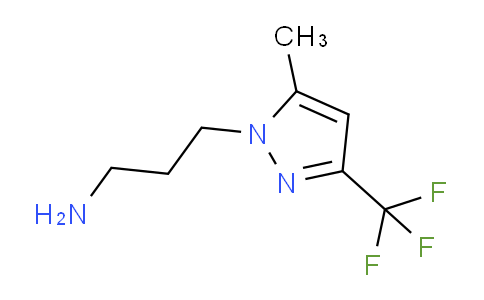 CAS No. 956394-38-0, 3-(5-Methyl-3-(trifluoromethyl)-1H-pyrazol-1-yl)propan-1-amine