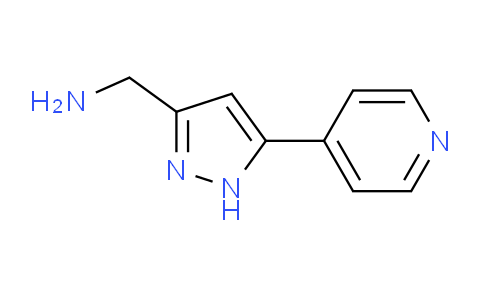 CAS No. 1004303-48-3, 3-(Aminomethyl)-5-(4-pyridyl)pyrazole
