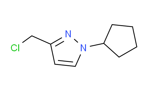 CAS No. 1260659-19-5, 3-(Chloromethyl)-1-cyclopentyl-1H-pyrazole
