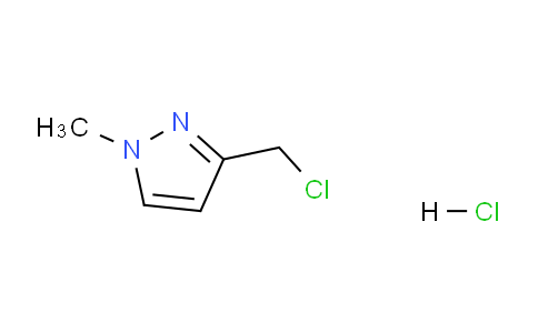 CAS No. 88529-80-0, 3-(Chloromethyl)-1-methyl-1H-pyrazole hydrochloride