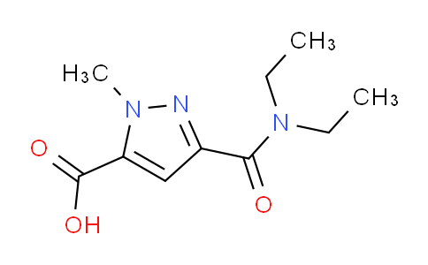 CAS No. 1004727-28-9, 3-(Diethylcarbamoyl)-1-methyl-1H-pyrazole-5-carboxylic acid