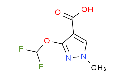 CAS No. 1378843-16-3, 3-(Difluoromethoxy)-1-methyl-1H-pyrazole-4-carboxylic acid