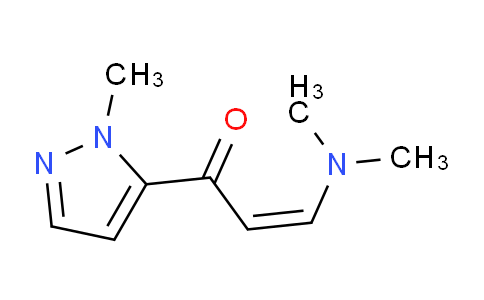 CAS No. 1006348-76-0, 3-(Dimethylamino)-1-(1-methyl-1H-pyrazol-5-yl)prop-2-en-1-one