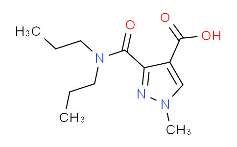 CAS No. 1006491-36-6, 3-(Dipropylcarbamoyl)-1-methyl-1H-pyrazole-4-carboxylic acid