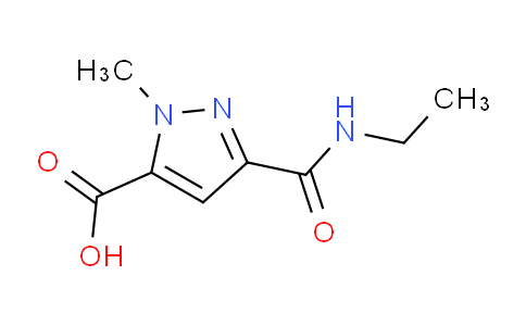 CAS No. 1429419-20-4, 3-(Ethylcarbamoyl)-1-methyl-1H-pyrazole-5-carboxylic acid