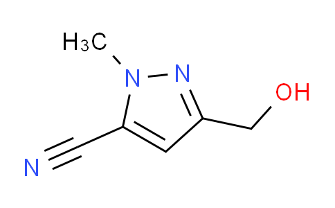 CAS No. 1454848-84-0, 3-(Hydroxymethyl)-1-methyl-1H-pyrazole-5-carbonitrile