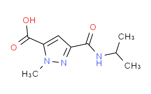 CAS No. 514818-13-4, 3-(Isopropylcarbamoyl)-1-methyl-1H-pyrazole-5-carboxylic acid
