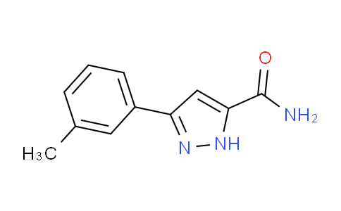 CAS No. 80568-96-3, 3-(m-Tolyl)-1H-pyrazole-5-carboxamide