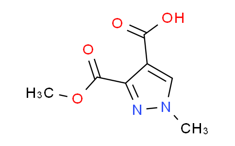 CAS No. 1170923-24-6, 3-(Methoxycarbonyl)-1-methyl-1H-pyrazole-4-carboxylic acid