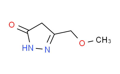 CAS No. 264209-20-3, 3-(Methoxymethyl)-1H-pyrazol-5(4H)-one