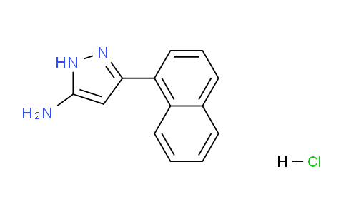 CAS No. 850869-67-9, 3-(Naphthalen-1-yl)-1H-pyrazol-5-amine hydrochloride