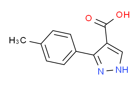 CAS No. 879996-66-4, 3-(p-tolyl)-1H-Pyrazole-4-carboxylic acid