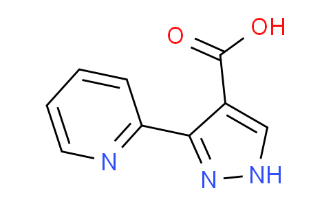 CAS No. 1152539-92-8, 3-(Pyridin-2-yl)-1H-pyrazole-4-carboxylic acid