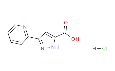 CAS No. 1188375-21-4, 3-(Pyridin-2-yl)-1H-pyrazole-5-carboxylic acid hydrochloride