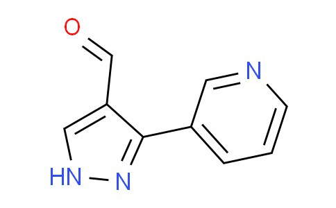 CAS No. 1006482-43-4, 3-(Pyridin-3-yl)-1H-pyrazole-4-carbaldehyde