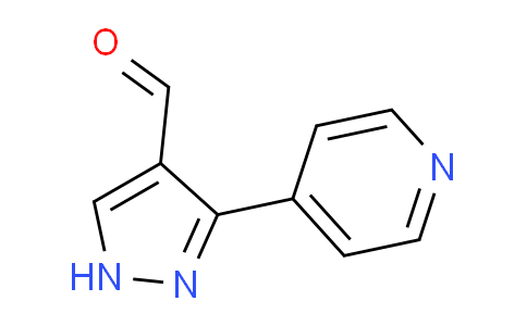 CAS No. 1152541-94-0, 3-(Pyridin-4-yl)-1H-pyrazole-4-carbaldehyde