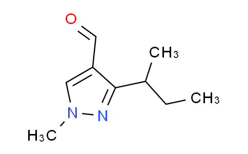 CAS No. 1172893-08-1, 3-(sec-Butyl)-1-methyl-1H-pyrazole-4-carbaldehyde