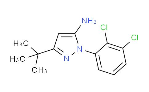 CAS No. 1017781-16-6, 3-(tert-Butyl)-1-(2,3-dichlorophenyl)-1H-pyrazol-5-amine