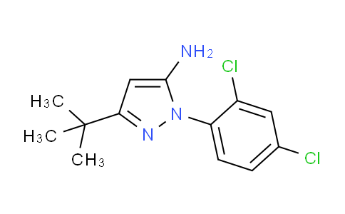 CAS No. 1017781-18-8, 3-(tert-Butyl)-1-(2,4-dichlorophenyl)-1H-pyrazol-5-amine