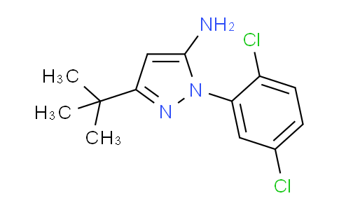 CAS No. 1017781-20-2, 3-(tert-Butyl)-1-(2,5-dichlorophenyl)-1H-pyrazol-5-amine