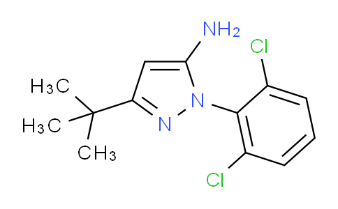 CAS No. 1017781-19-9, 3-(tert-Butyl)-1-(2,6-dichlorophenyl)-1H-pyrazol-5-amine