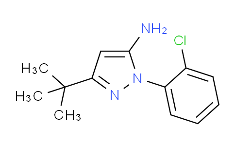 CAS No. 956397-18-5, 3-(tert-Butyl)-1-(2-chlorophenyl)-1H-pyrazol-5-amine