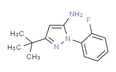 CAS No. 845866-86-6, 3-(tert-Butyl)-1-(2-fluorophenyl)-1H-pyrazol-5-amine