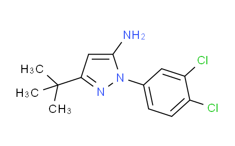 CAS No. 876299-38-6, 3-(tert-Butyl)-1-(3,4-dichlorophenyl)-1H-pyrazol-5-amine