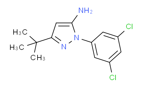 CAS No. 1017781-15-5, 3-(tert-Butyl)-1-(3,5-dichlorophenyl)-1H-pyrazol-5-amine